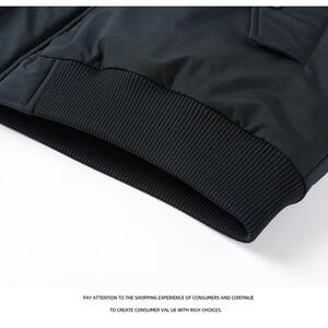 90新标白鸭绒狼王座山雕羽绒服1200g仿水貂毛外套3933P270图片