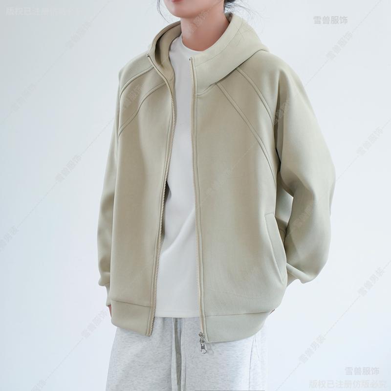 抖音男女连帽卫衣外套宽松休闲百搭上衣A312-8002P75,女装短外套,电商A312