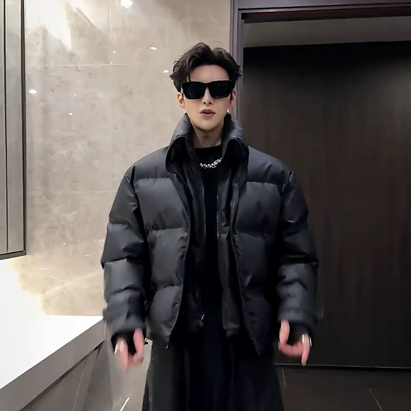 现货秋冬立领男式韩版短款小棉袄子御寒加厚外套上衣55067P125,女装短外套,电商A312