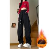 高品质抖音55%棉重磅加绒弯刀裤男女卫裤A312-3213P65，男装休闲裤，电商A312