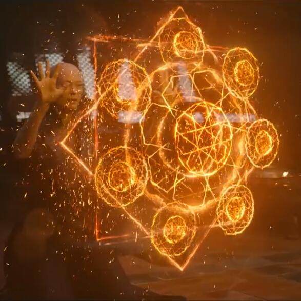 漫威奇异博士魔法阵火花粒子特效魔法盾古一法师复仇者联盟