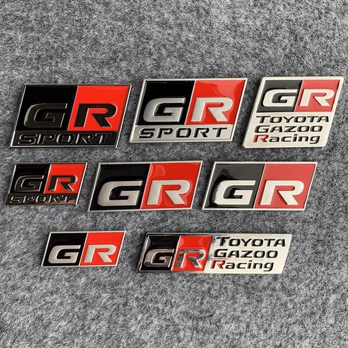 适用丰田GR标GR SPORT中控方向盘贴纸gt86车身贴运动改装GRMN车贴