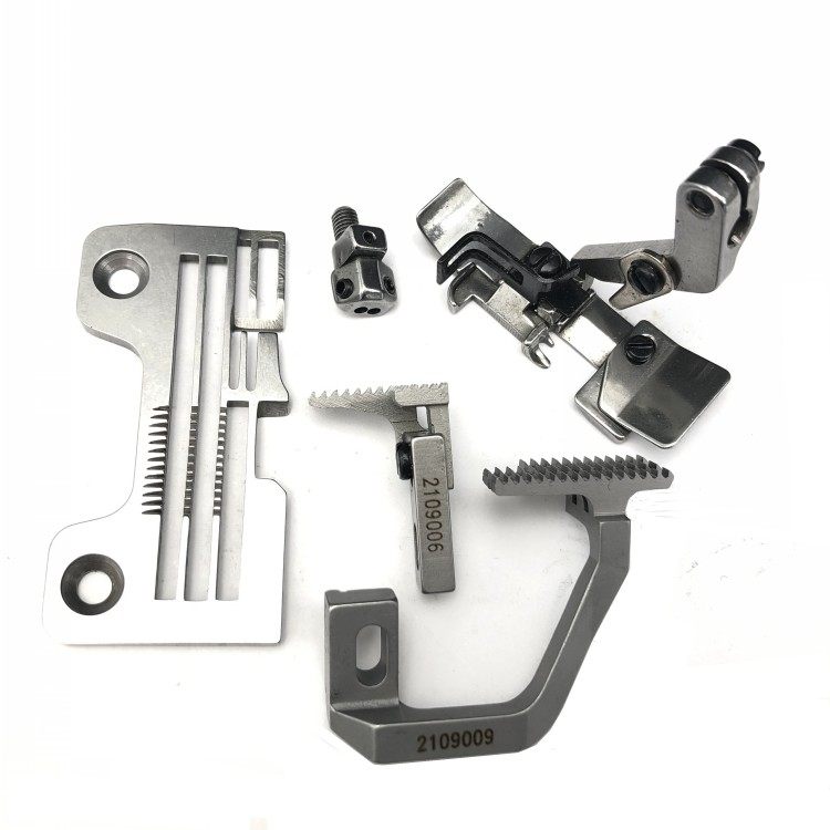 工业缝纫机配件 大和6125拷边车 四线针位包缝机针板压脚针头牙齿