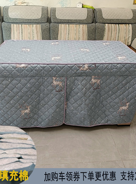 加厚长方形烤火桌布取暖布罩客厅桌罩茶几桌布桌套家用电炉罩定制