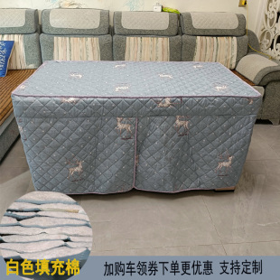 加厚长方形烤火桌布取暖布罩客厅桌罩茶几桌布桌套家用电炉罩定制