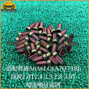 适用奥迪A6A6LC6A7Q7A8LBPJ大众途锐2.0T2.52.8 3.0T喷油嘴过滤网