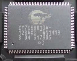 CY7C68013A-128AXC CY7C68013A-100AXC  CY7C68013A AXI/微控制器