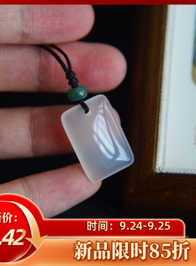 气质中式复古天然无事牌项链