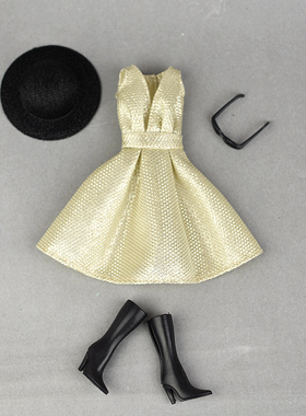 心怡可儿30娃娃fr2超模Fashion Royalt dg poppy梦露裙帽子眼镜鞋