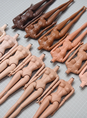 可拆卸 6分素体超模娃娃关节体fr pp六分倾国佳人身体超白肌 多色