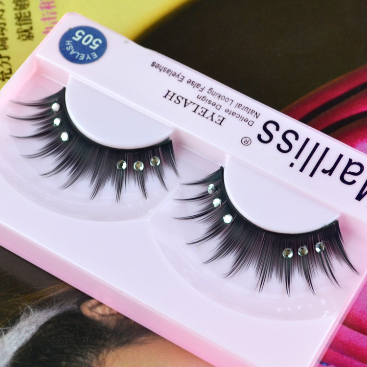 闪亮浓密夸张性感表演假睫毛