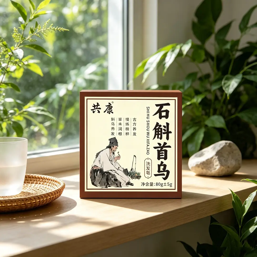 共康石斛首乌洗发皂养发皂洗发皂