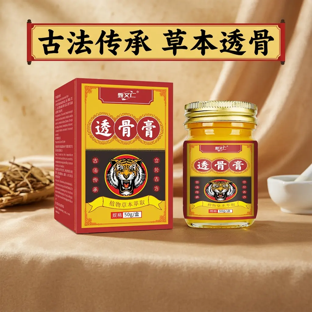 甄艾仁透骨膏植物草本舒缓护理