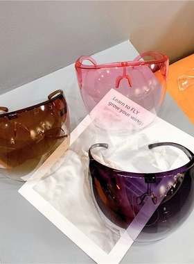 电动车防风面罩骑面罩防雾防飞虫