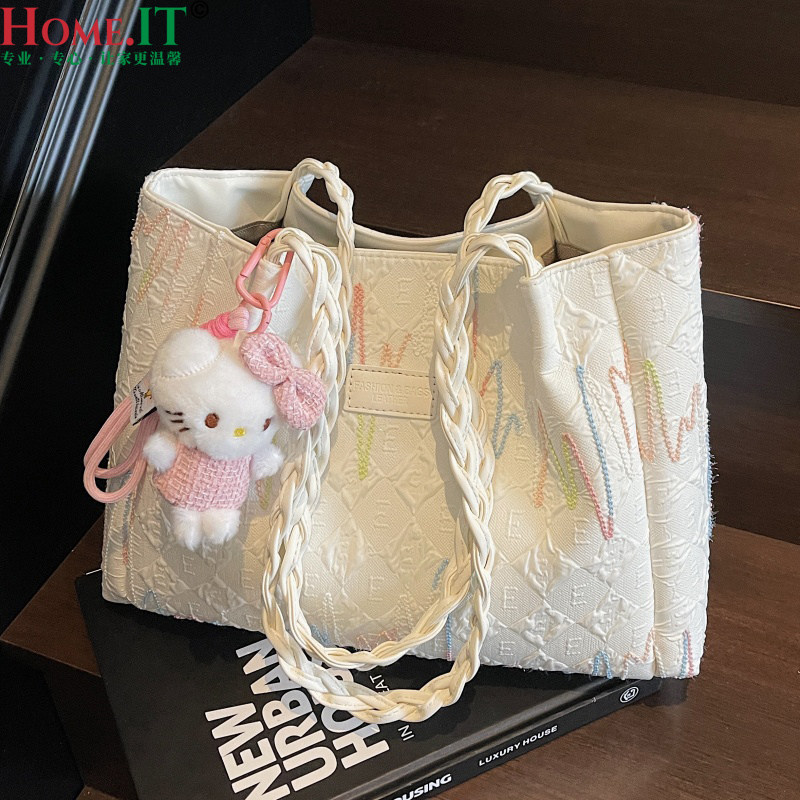 德国新款高级感单肩大包包女式时尚大容量百搭通勤小众设计托特包