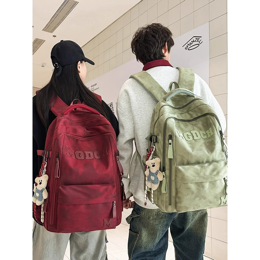 日本初中高中生书包男女双肩包大学生电脑包旅游轻便背包大容量包