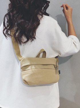 法国GBP 帆布包女2025新款运动胸包情侣手机包休闲通勤斜挎小包包