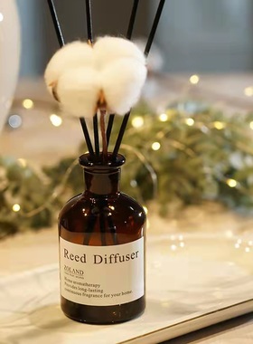 ZOLAND新品棉花藤条瓶装套装香薰125ml无火香熏室内家用熏香除臭