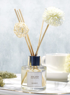 zoland无火香薰酒店专用邂逅藤条挥发香熏家居白茶除味英国梨精油