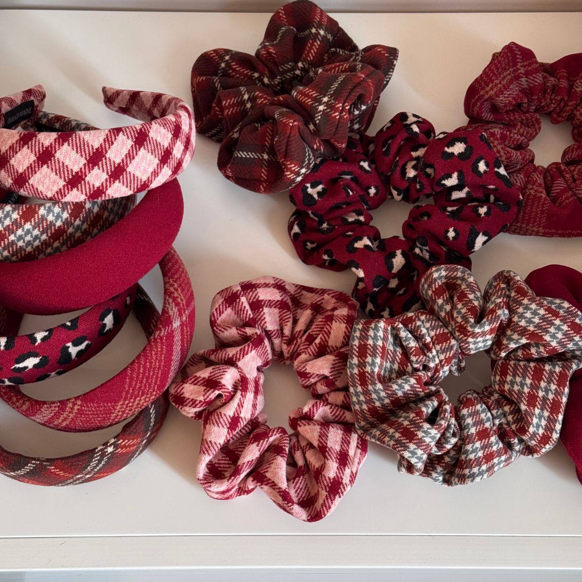 新年红色发箍女格纹毛呢秋冬洗脸发箍高颅顶宽边头箍高级感头饰,户外/登山/野营/旅行用品,旅行发卡,淘宝优惠券,粉丝福利购,淘宝优惠卷