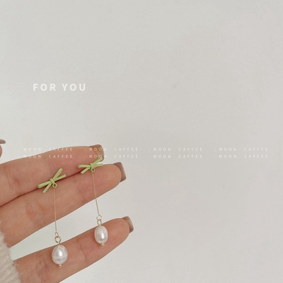 淡水吊坠耳丁设计感小众925银针