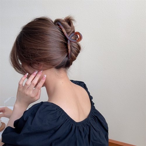 质感升级大抓夹雾面磨砂质感大抓夹简约发抓发夹发饰少女发卡发饰