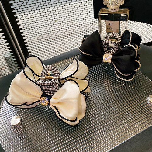 布艺蝴蝶结大号量多头发抓夹发卡