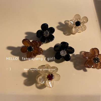 复古mini醋酸小发夹小巧精致小号刘海夹小抓夹可爱日系ins风