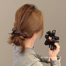 高级感ins蝴蝶结皱褶发圈少女弹力皮筋马尾发绳百搭丸子头绳发卡