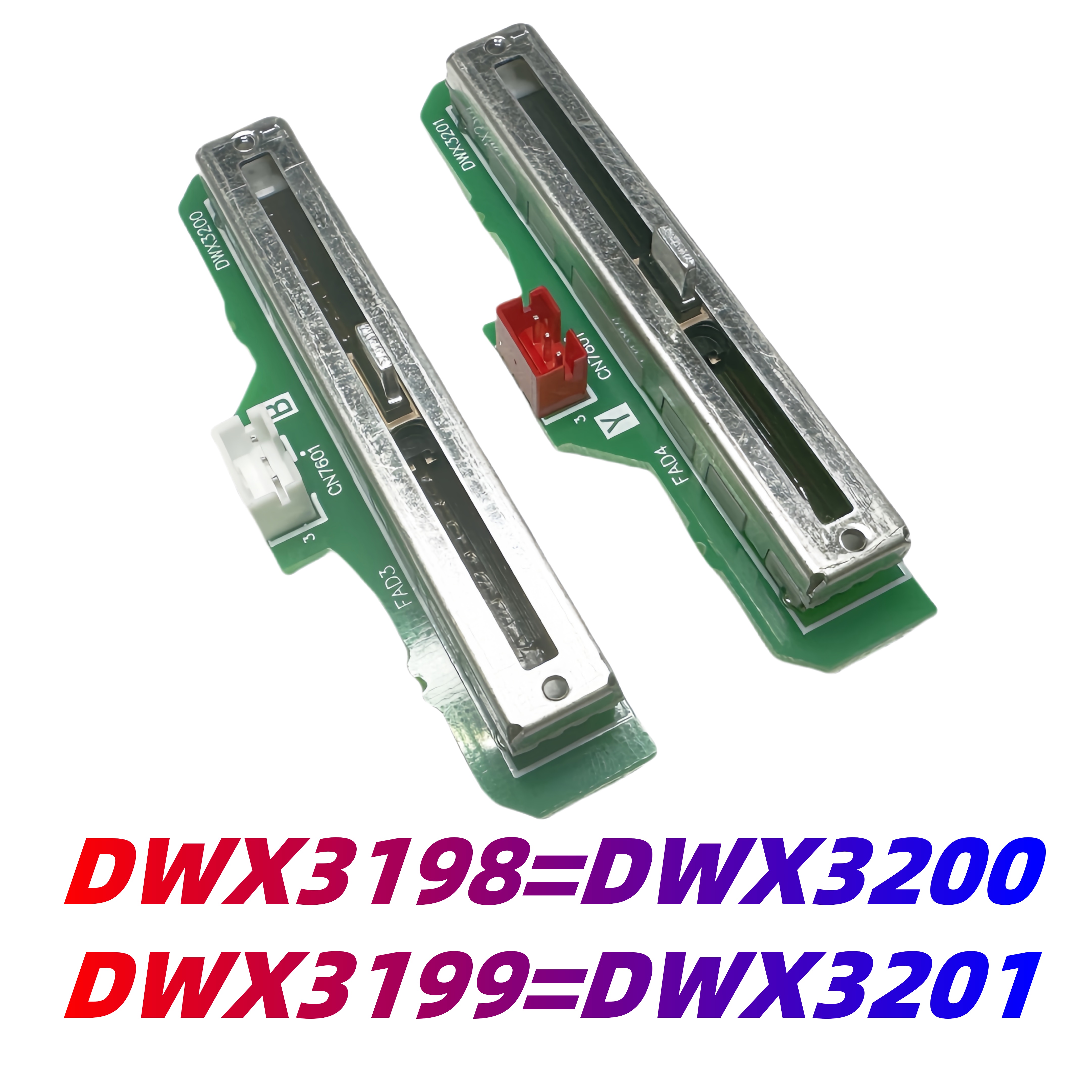 先锋DJM900nexus混音台免焊推杆音量电位器推子带板DWX3200 3201