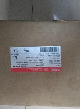 Beckoff倍福老款驱动器AX5203-0000库存全新带包装图片实拍