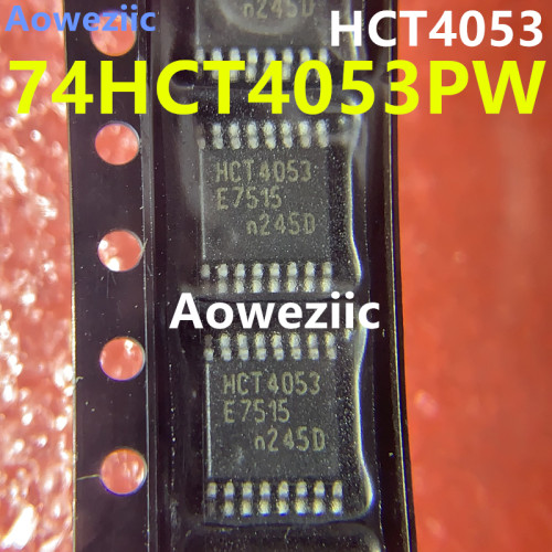 10个 74HCT4053PW 丝印 HCT4053 TSSOP-16 贴片 模拟多路复用器
