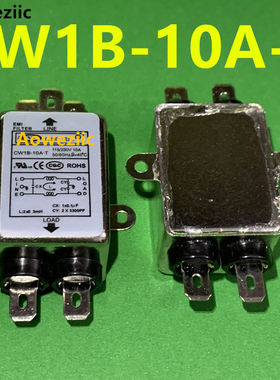 CW1B-10A-T 台湾CANNY WELL原装正品电源滤波器 电源滤波器AC220V