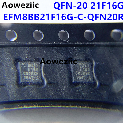 EFM8BB21F16G-C-QFN20R QFN-20 丝印 21F16G 8位微控制器全新原装