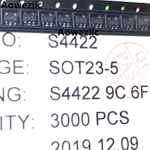 10个 S4422 SOT23-5 单功率开关调色控制芯片IC 内置了40V 开关管