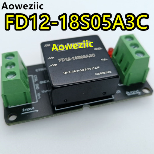 FD12-18S05A3C 隔离电源 工业级 输入9-36VDC 输出5V 2A 电源模块