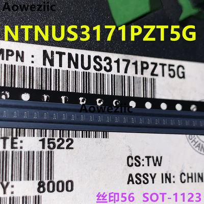 NTNUS3171PZT5G SOT-1123 丝印56 P沟道 20V 150mA场效应管MOSFET