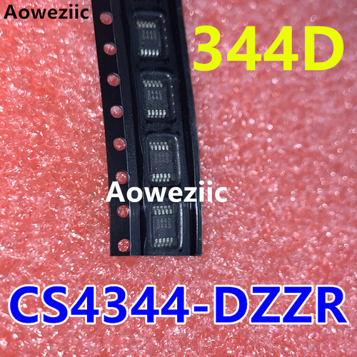 CS4344-DZZR 丝印344D 贴片 MSOP-10 音频数模转换器 CS4344-DZZ