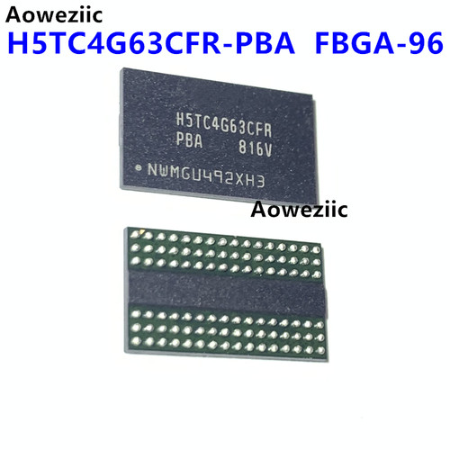 1个 H5TC4G63CFR-PBA FBGA-96 256M*16位 DDR3芯片4Gbit 512M内存