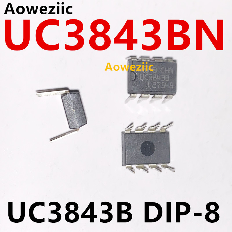 UC3843B 直插DIP-8 电流模式PWM调制控制器芯片IC UC3843BN 全新