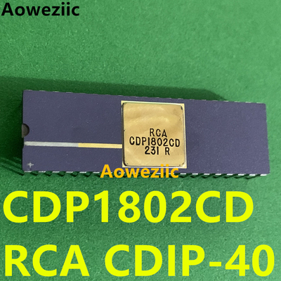 CDP1802CD RCA CDIP-40 老CPU 陶瓷封装 CMOS 8位微处理器 全新