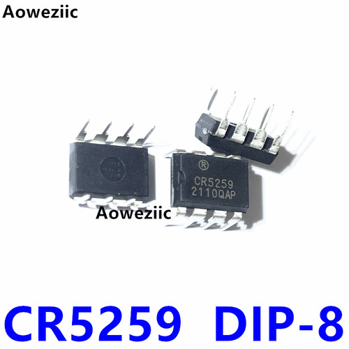 1个 CR5259 DIP-8 封装 AC-DC控制器和稳压器IC芯片 开关控制器