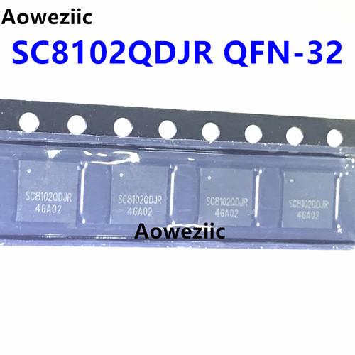 1个 SC8102QDJR QFN-32 同步降压 双路输出转换器6A 5.1V PFM PWM