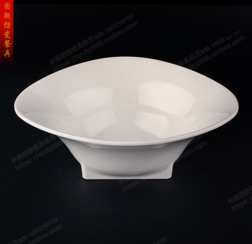 密胺8寸特色菜抗摔仿瓷碗