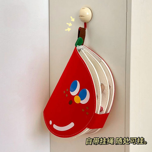 发夹收纳册大容量可折叠可爱风毛毡发卡头饰夹子收纳盒发饰展示册