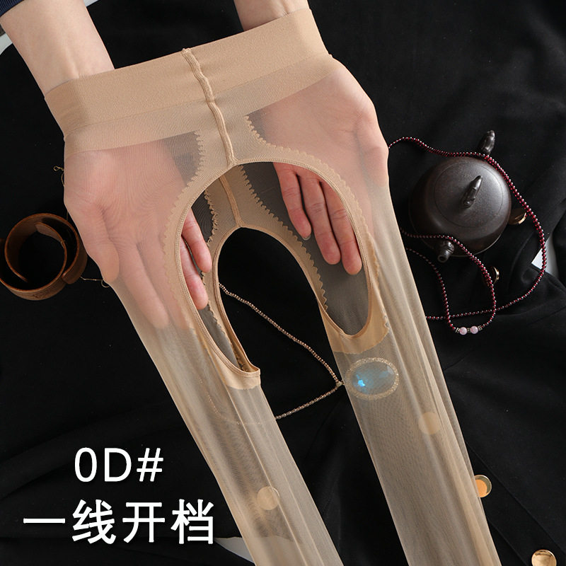夏季超薄连裤袜免穿脱打底袜性感隐形防勾丝外穿光腿神器女修身款