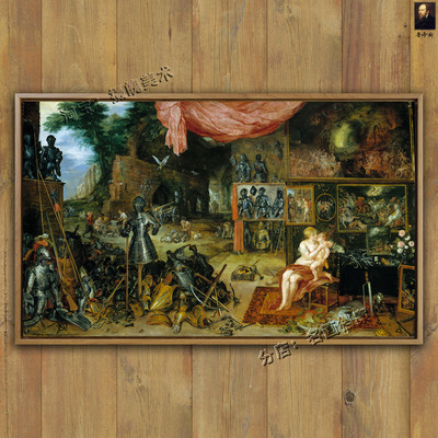触觉 Touch 鲁本斯 Rubens 五种感觉寓言系列挂画Five Senses名画