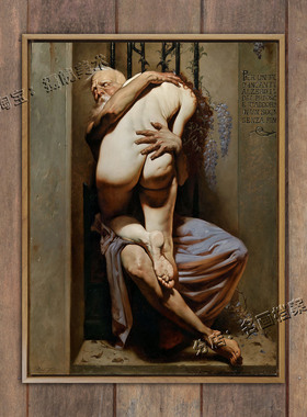 拂晓 人体裸体现代艺术 男女世界名画《Crepuscolo del Mattino》
