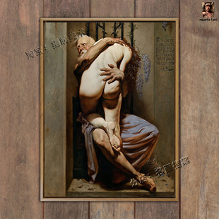 拂晓 人体裸体现代艺术 男女世界名画《Crepuscolo del Mattino》