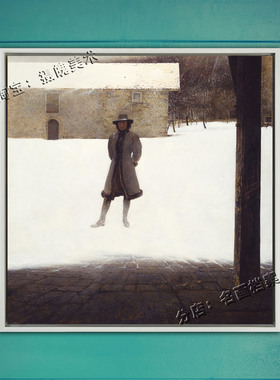 前哨站 Outpost 美国 20世纪世界名画 蛋彩画 Andrew Wyeth 怀斯